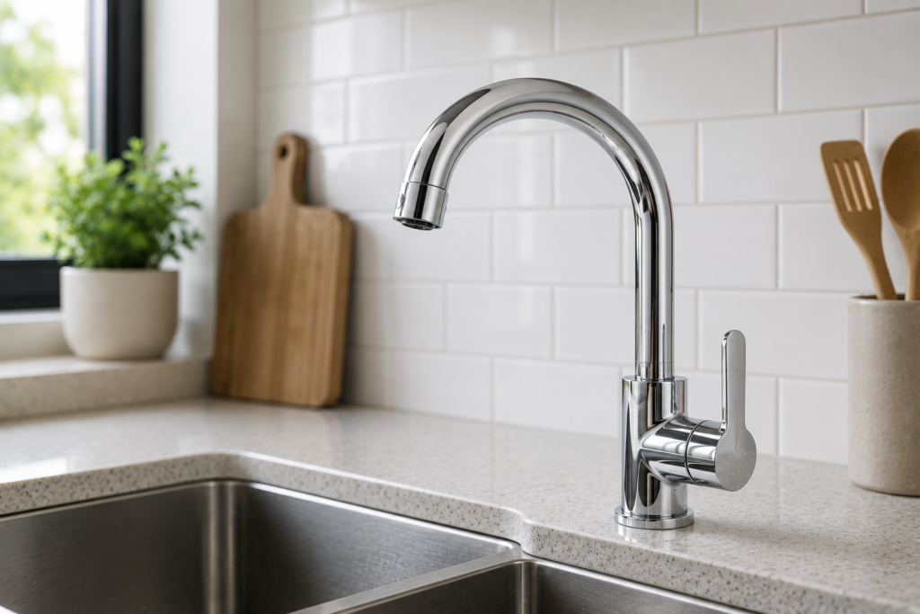 Budget zinc alloy kitchen faucet