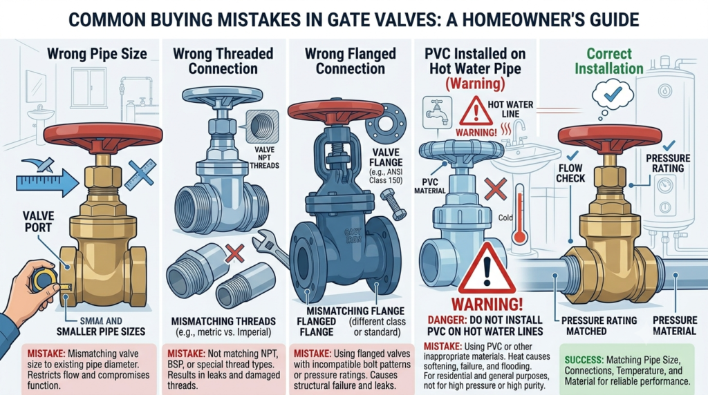 Common gate valve buying mistakes