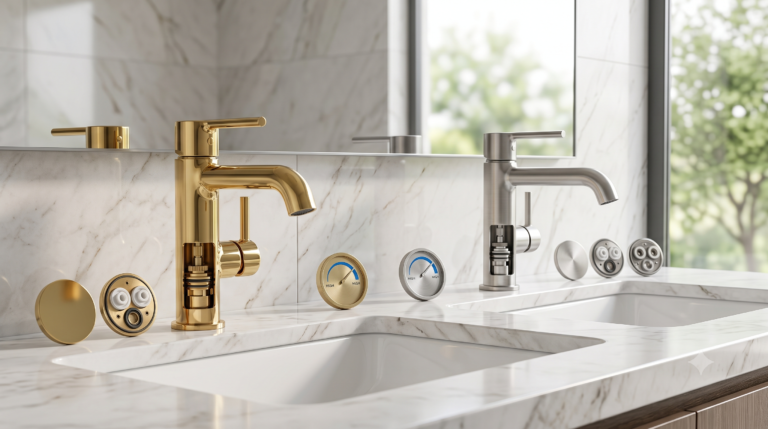 Brass and stainless steel faucets comparison