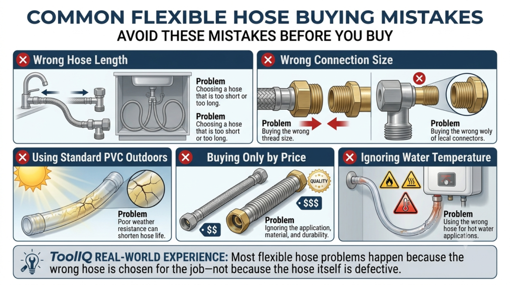 Common flexible hose buying mistakes