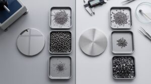 Material composition comparison between SUS304 and SUS201 stainless steel